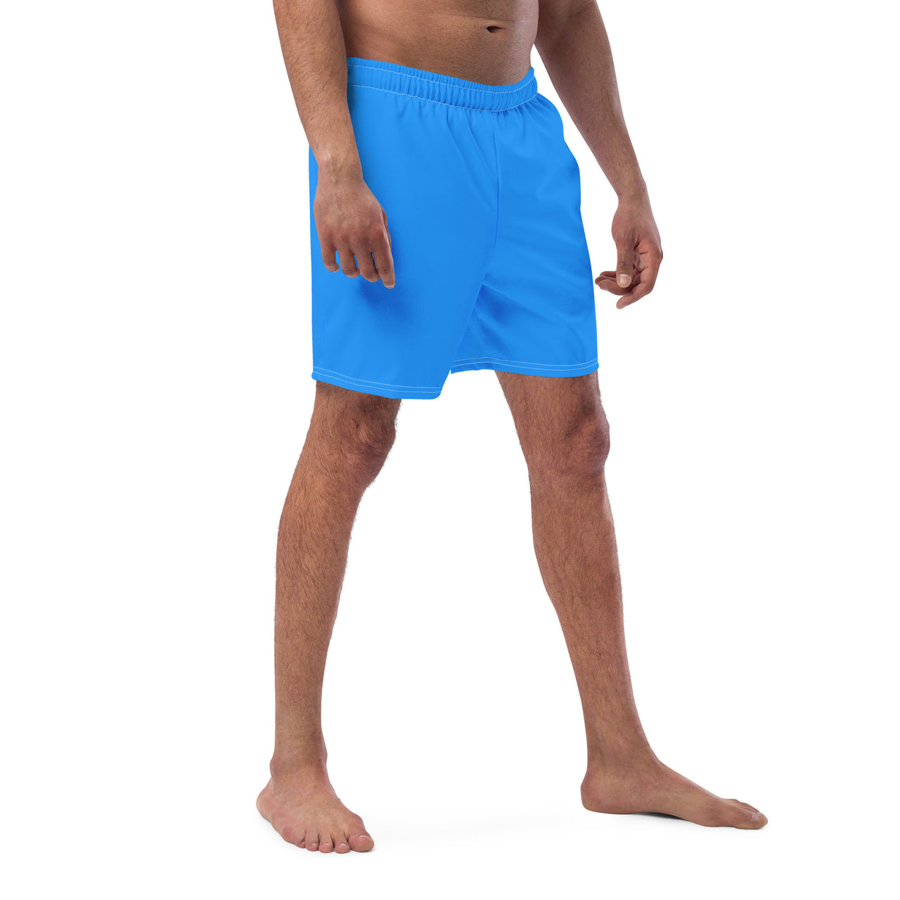 Solid Men's Swim Trunks - Azure Blue SHAVA CO