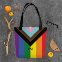 Thumbnail for LGBTQ Tote Bags / Celebrating LGBTIQ+ Progress Flag SHAVA