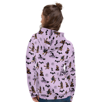Thumbnail for All over Unisex Halloween Hoodie- Funny Halloween Hoodie - Unisex Halloween Hoodie/That Witch SHAVA