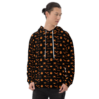 Thumbnail for All over Unisex Halloween Hoodie- Funny Halloween Hoodie - Unisex Halloween Hoodie/Halloween Pattern SHAVA