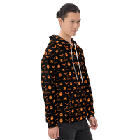 Thumbnail for All over Unisex Halloween Hoodie- Funny Halloween Hoodie - Unisex Halloween Hoodie/Halloween Pattern SHAVA
