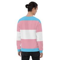 Thumbnail for Transgender Flag LGBTQ Sweatshirt Unisex Size SHAVA