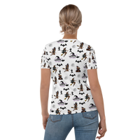 Thumbnail for Women's Halloween All Over Print T-Shirt, Halloween All Over Print Shirt, Women's T-Shirt /That Witch SHAVA