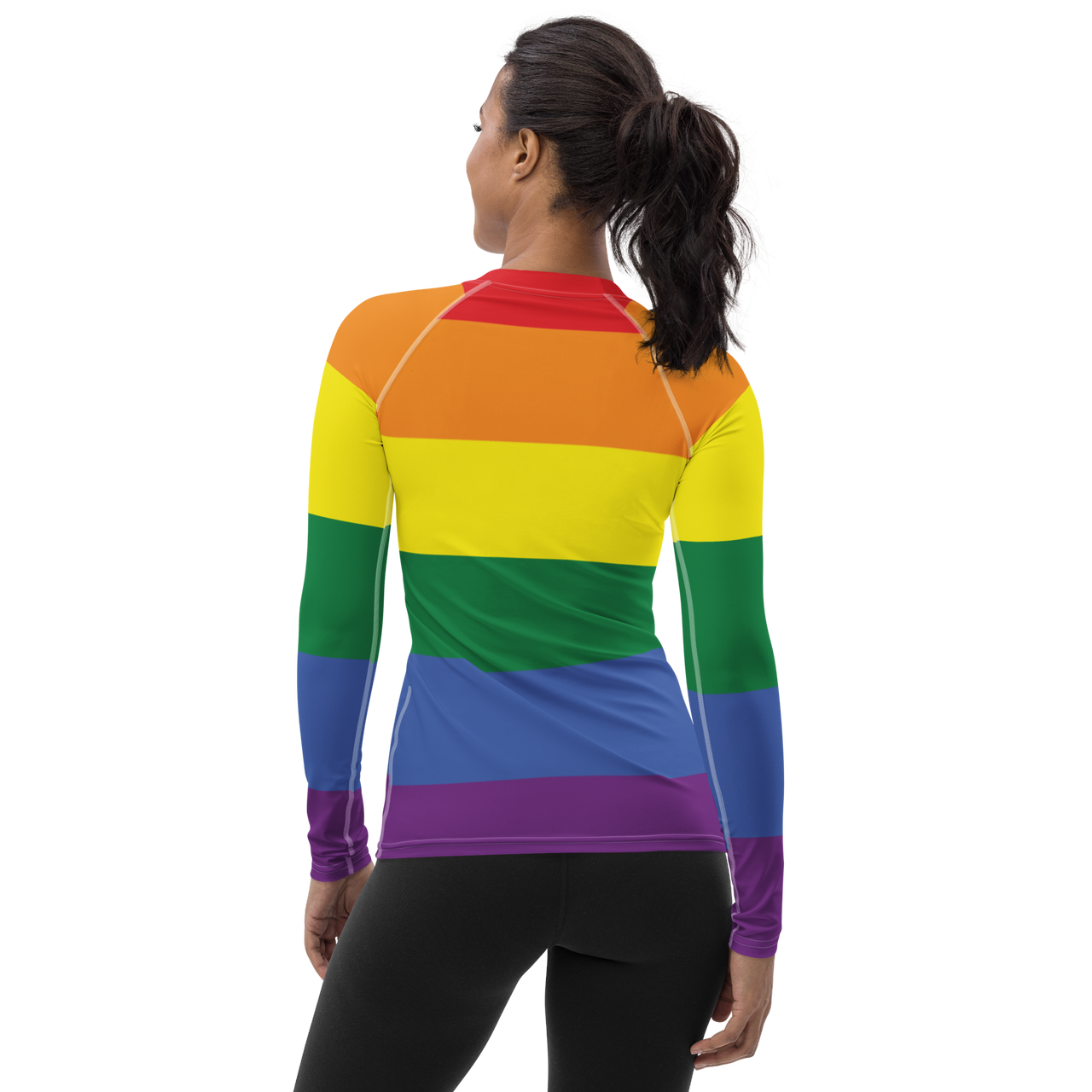Pride Flag LGBTQ Long Sleeve Shirt Women’s Size SHAVA