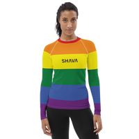 Thumbnail for Pride Flag LGBTQ Long Sleeve Shirt Women’s Size SHAVA