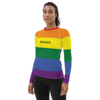 Thumbnail for Pride Flag LGBTQ Long Sleeve Shirt Women’s Size SHAVA