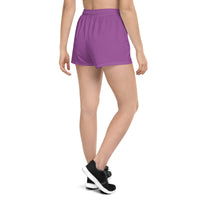 Thumbnail for Women’s Recycled Solid Athletic Shorts - Lilac SHAVA CO