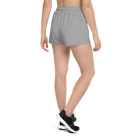 Thumbnail for Women’s Recycled Solid Athletic Shorts - Pewter SHAVA CO