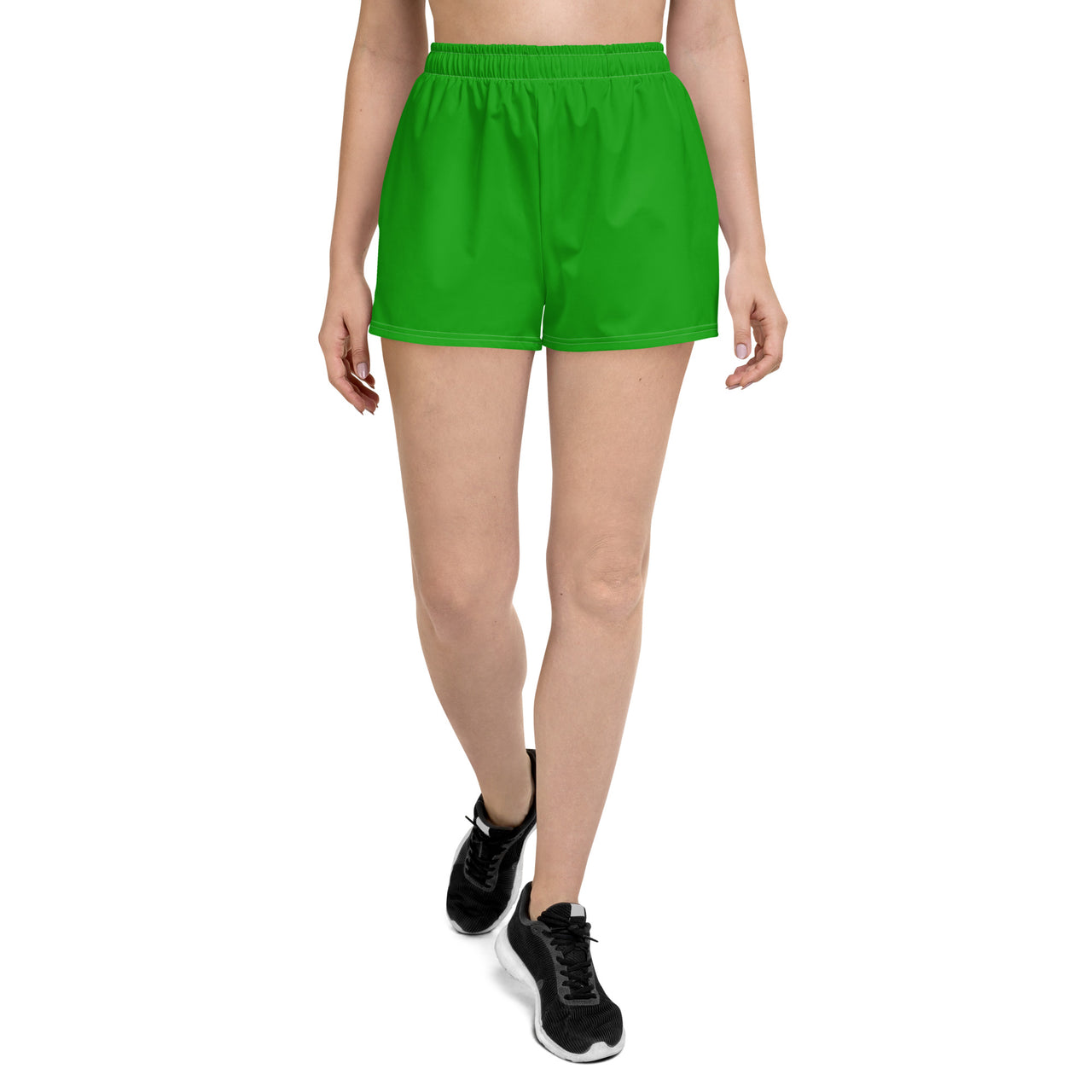 Women’s Recycled Solid Athletic Shorts - Shamrock SHAVA CO