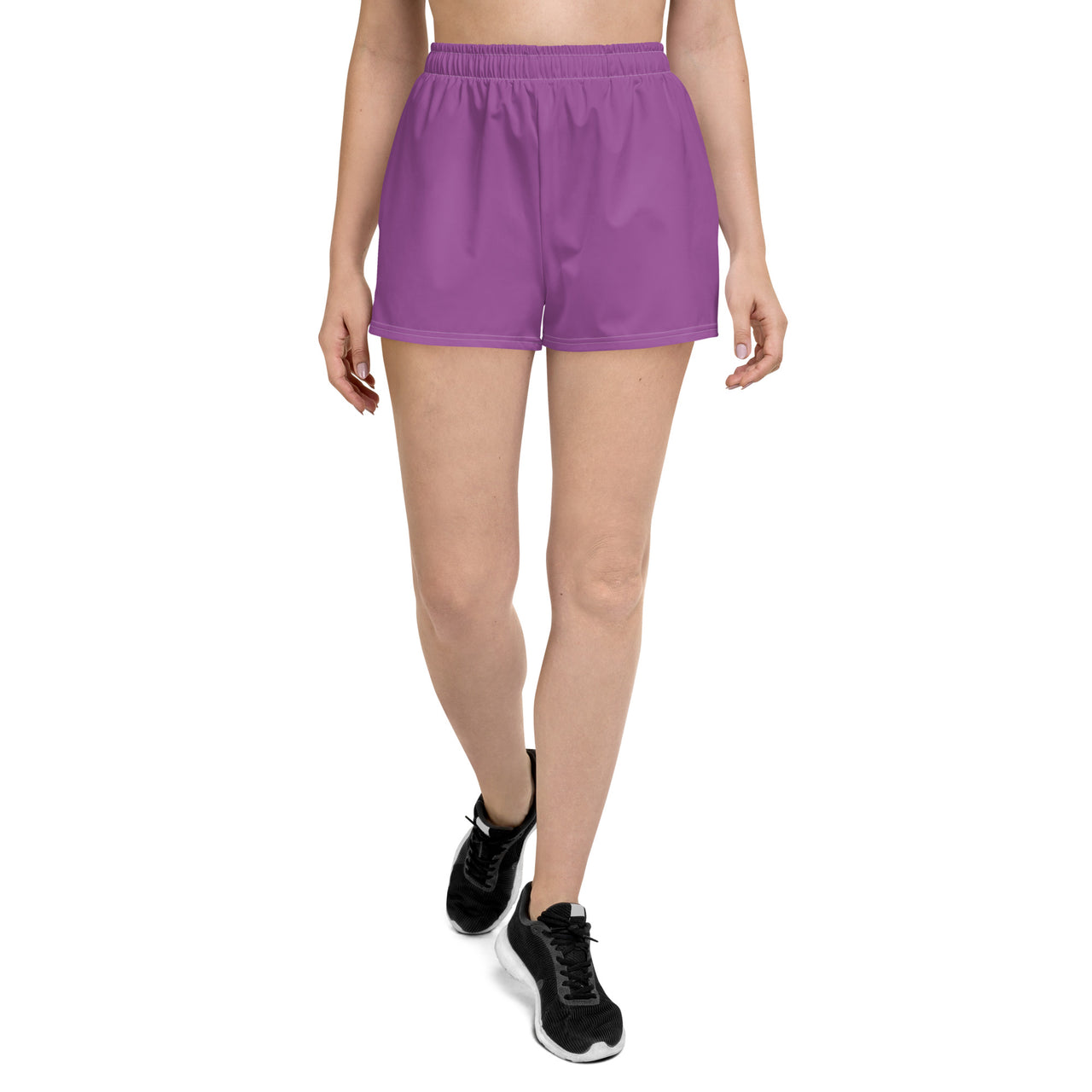 Women’s Recycled Solid Athletic Shorts - Lilac SHAVA CO