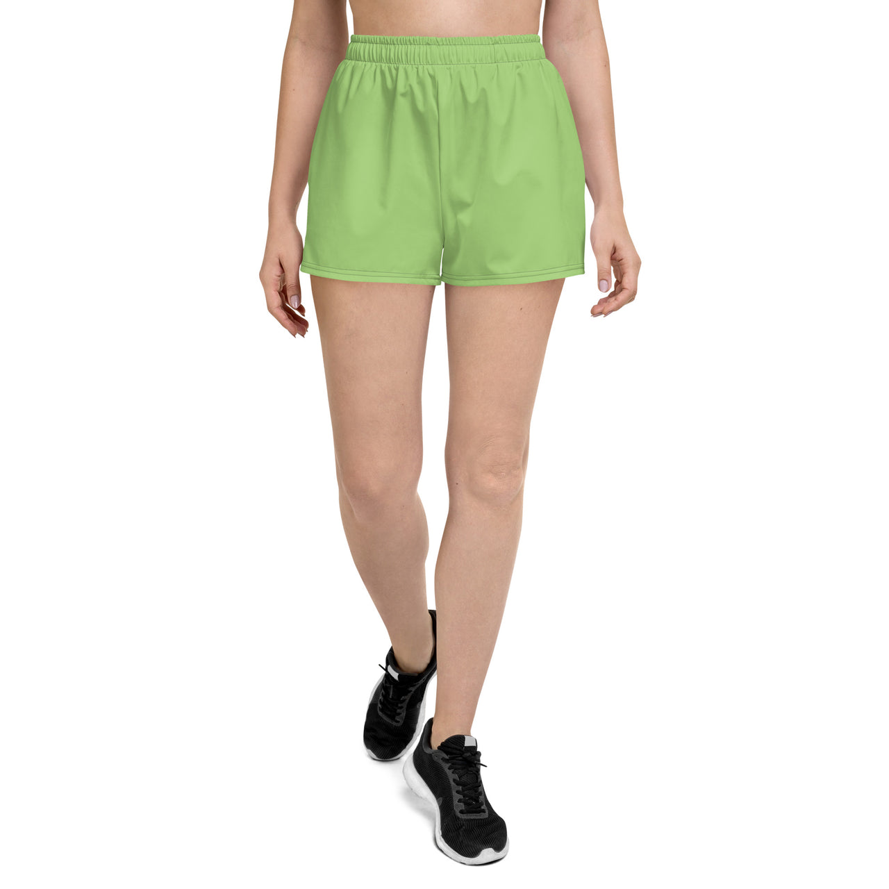 Women’s Recycled Solid Athletic Shorts - Apple SHAVA CO