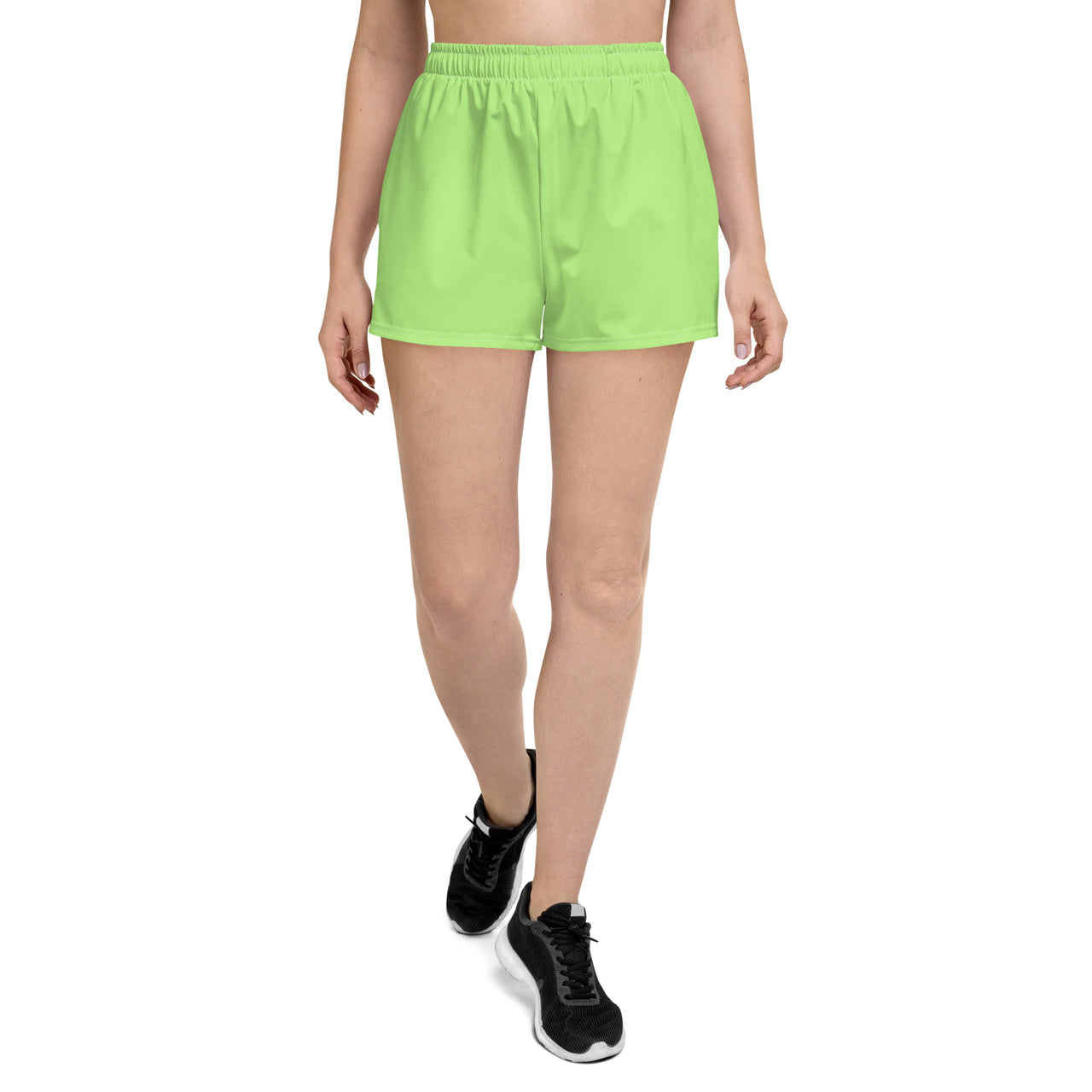 Women’s Recycled Solid Athletic Shorts - Tea SHAVA CO