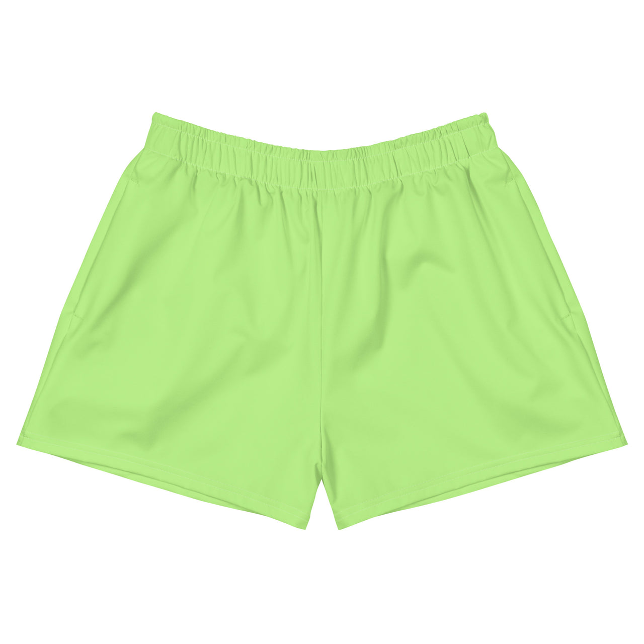 Women’s Recycled Solid Athletic Shorts - Tea SHAVA CO