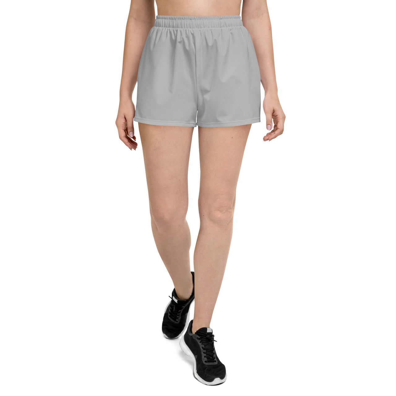 Women’s Recycled Solid Athletic Shorts - Smoke SHAVA CO