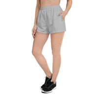 Thumbnail for Women’s Recycled Solid Athletic Shorts - Smoke SHAVA CO