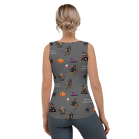 Thumbnail for Women's Halloween All Over Tank Top, Halloween All Over Print Tank Top, Women's Tank Top/That Witch SHAVA