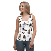 Thumbnail for Women's Halloween All Over Tank Top, Halloween All Over Print Tank Top, Women's Tank Top/That Witch SHAVA