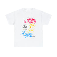 Thumbnail for SHAVA CO Pansexual Flag 2023 Pride, Ohio Unisex Heavy Cotton Tee - My Rainbow Is In My DNA Printify
