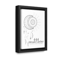 Thumbnail for Yoga Spiritual Meditation Canvas Print With Vertical Frame - Protection 444 Angel Number Printify