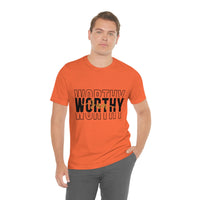 Thumbnail for Affirmation Feminist Pro Choice T-Shirt Unisex Size, I am a Worthy Printify