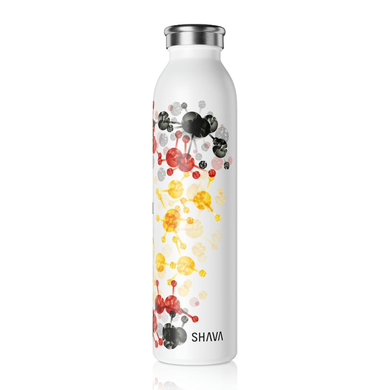 Rubber Flag Slim Water Bottle Houston Pride - My Rainbow is In My DNA SHAVA CO