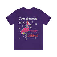 Thumbnail for Classic Unisex Christmas T-shirt - Pink Christmas Printify