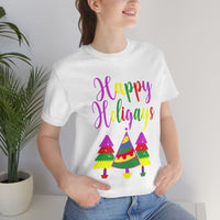 Thumbnail for Classic Unisex Christmas LGBTQ T-Shirt -  Happy Holigays Printify