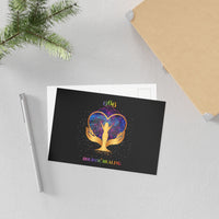 Thumbnail for Yoga Spiritual Meditation Fine Art Postcard - Reflection 666 Angel Number Printify