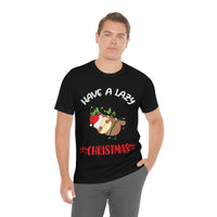Thumbnail for Classic Unisex Christmas T-shirt - Have A Lazy Christmas Printify