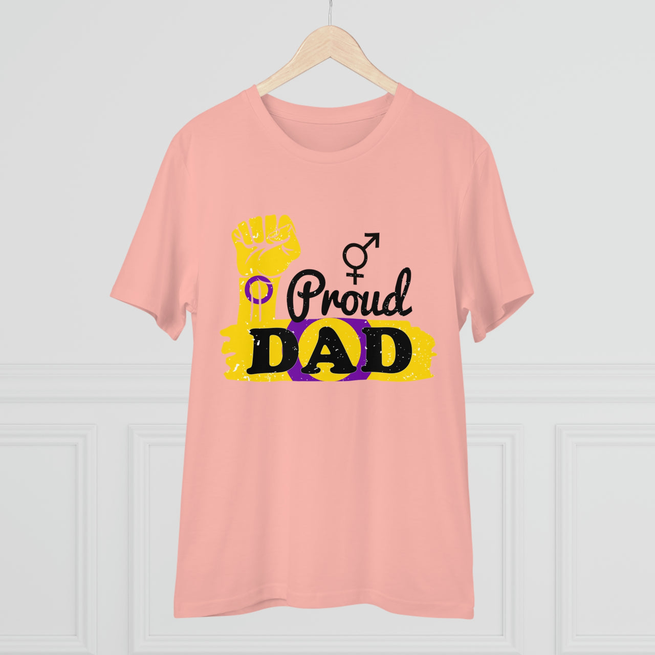 Intersexual Pride Flag T-shirt Unisex Size - Proud Dad Printify
