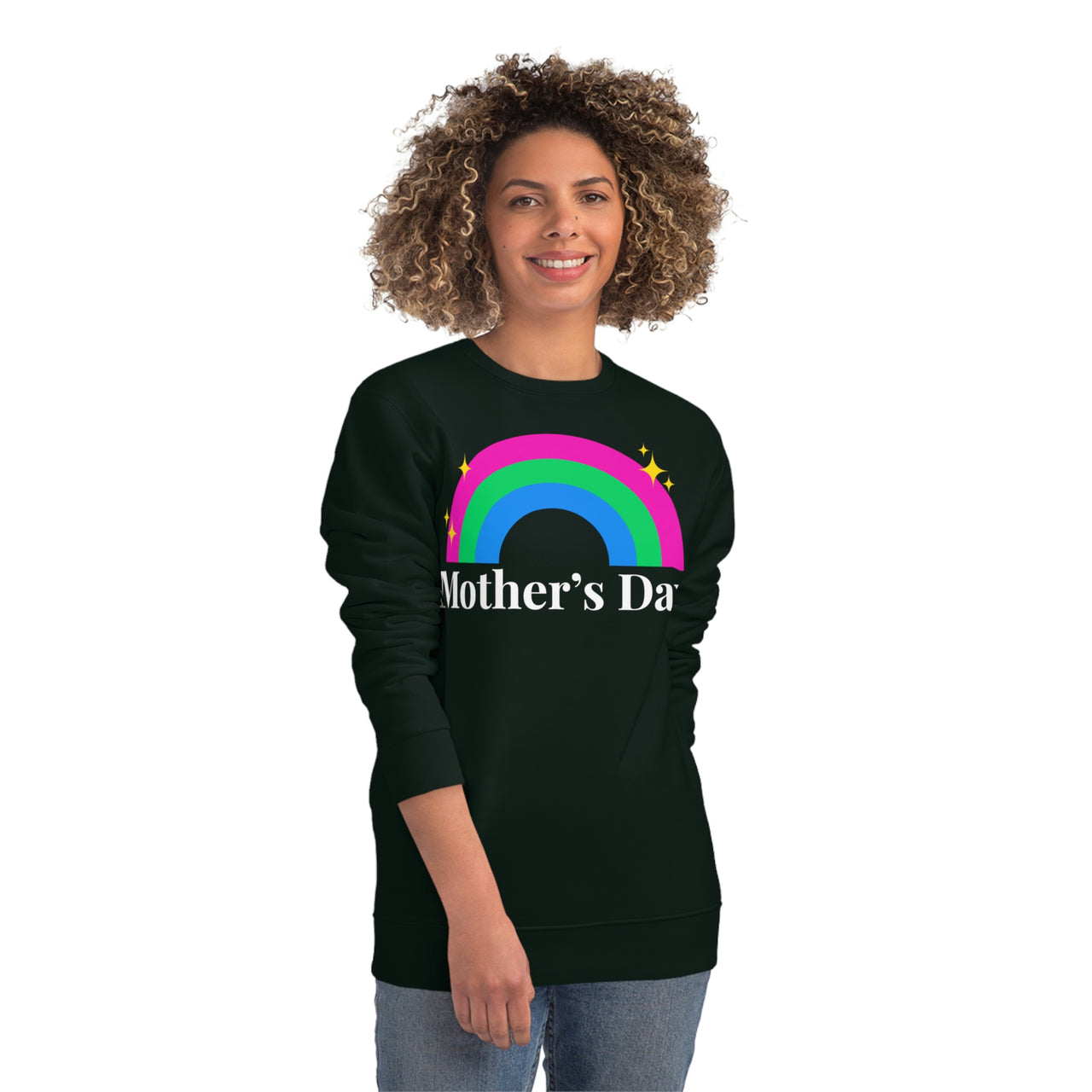 Polysexual Pride Flag Sweatshirt Unisex Size - Mother's Day Printify