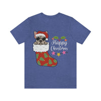 Thumbnail for Classic Unisex Christmas T-shirt - Dog Christmas Printify