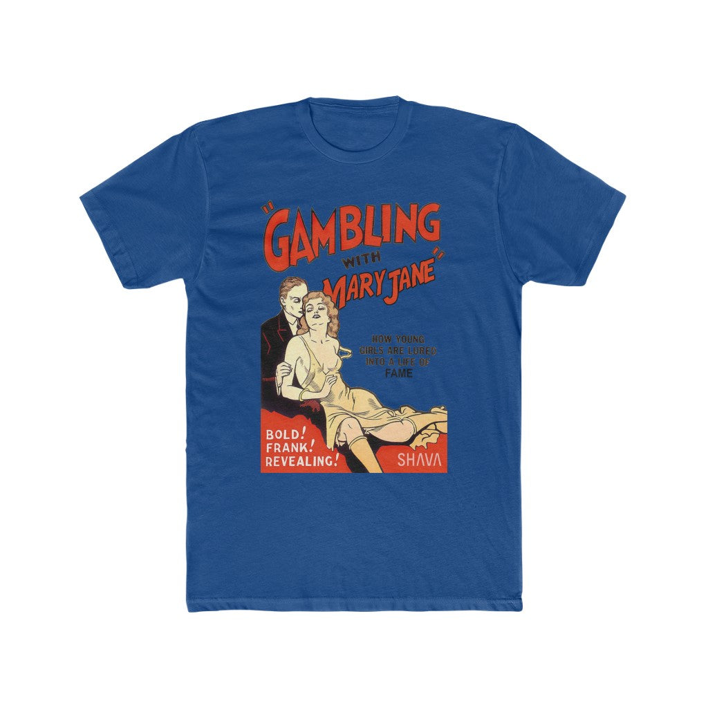 VCC Men's T-shirts Cotton Crew Tee / gambling with mary jane Printify