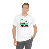 Thumbnail for Abrosexual Pride Flag Mother's Day Unisex Short Sleeve Tee - Proud Mom SHAVA CO