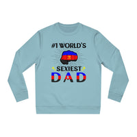 Thumbnail for Polyamory Pride Flag Sweatshirt Unisex Size - #1 World's Gayest Dad Printify