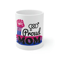 Thumbnail for Bisexual Flag Ceramic Mug  - Proud Mom Printify