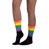 Thumbnail for LGBTQ  Sublimation socks/ Celebrating Pride Flag SHAVA