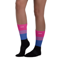 Thumbnail for LGBTQ  Sublimation socks/ Celebrating  Bisexual Flag SHAVA