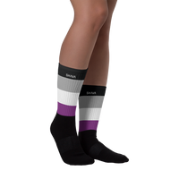 Thumbnail for LGBTQ  Sublimation socks/ Celebrating Asexual Flag SHAVA