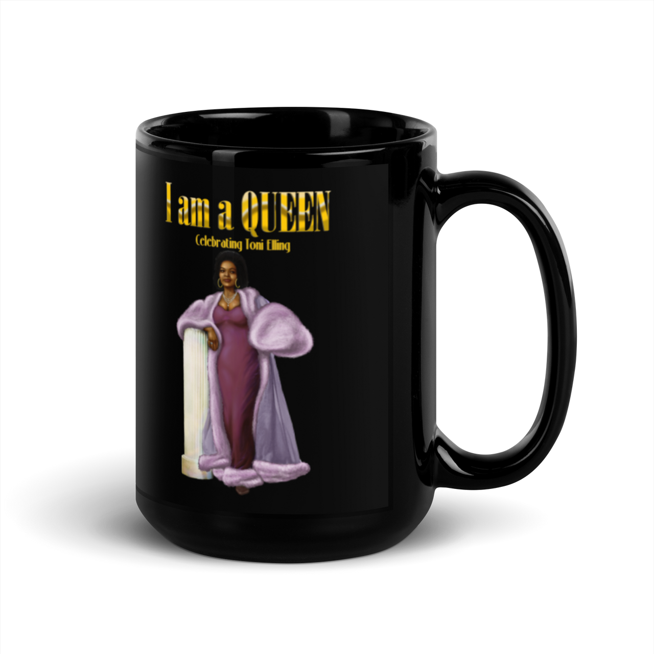 VCC /Black Glossy Mug/I am a Queen SHAVA