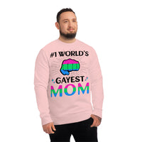 Thumbnail for Polysexual Pride Flag Sweatshirt Unisex Size - #1 World's Gayest Mom Printify