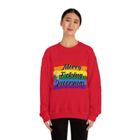 Thumbnail for Unisex Christmas LGBTQ Heavy Blend Crewneck Sweatshirt - Merry F*cking Queermas Printify