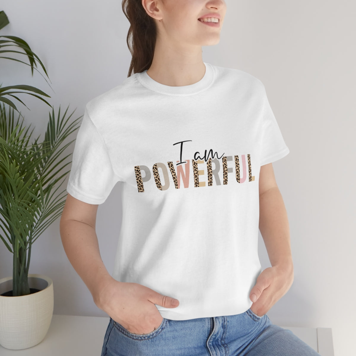 Affirmation Feminist Pro Choice T-Shirt Unisex Size - I am Powerful Printify
