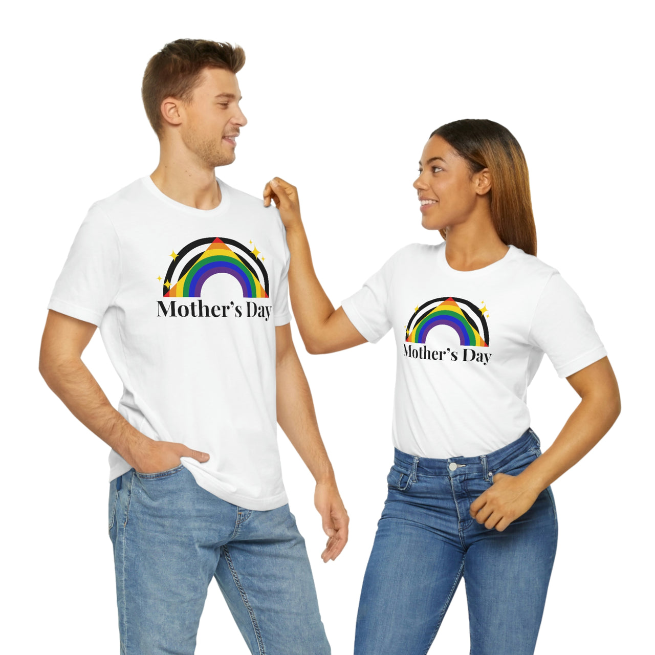 Straight Ally Pride Flag Mother's Day Unisex Short Sleeve Tee - Mother's Day SHAVA CO