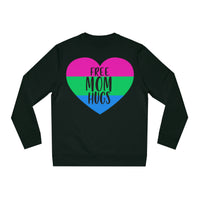 Thumbnail for Polysexual Pride Flag Sweatshirt Unisex Size - Free Mom Hugs Printify