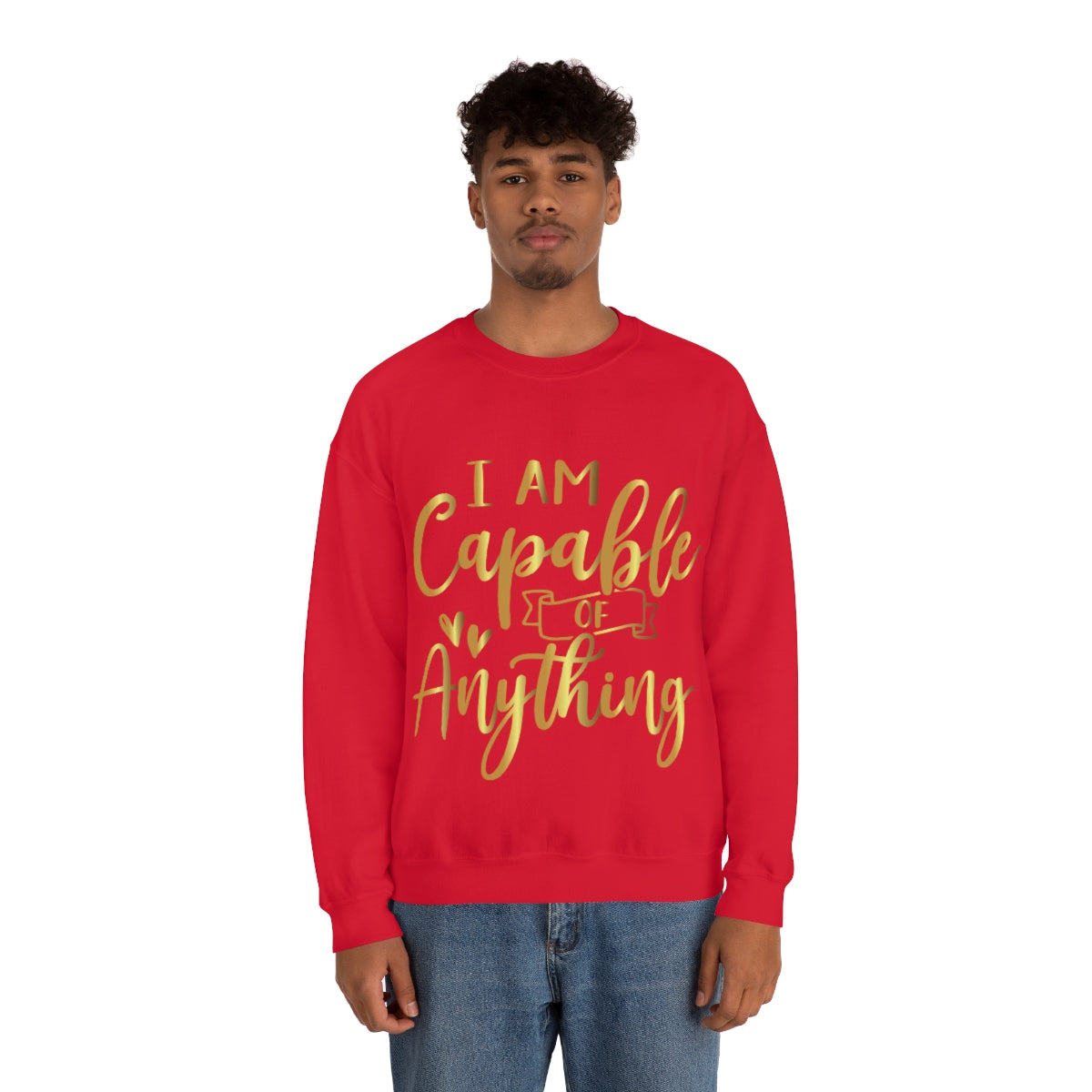 Affirmation Feminist Pro Choice Sweatshirt Unisex  Size – I Am Capable Of Anything Printify