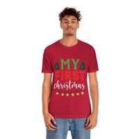 Thumbnail for Classic Unisex Christmas T-shirt - My First Christmas Printify
