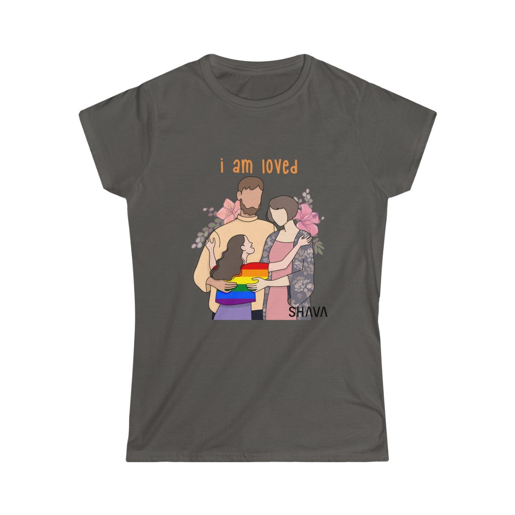Affirmation Feminist Pro Choice T-Shirt Women’s Size - I Am Loved (Child) Printify