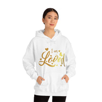 Thumbnail for Affirmation Feminist Pro Choice Unisex Hoodie -  I am Loved Printify