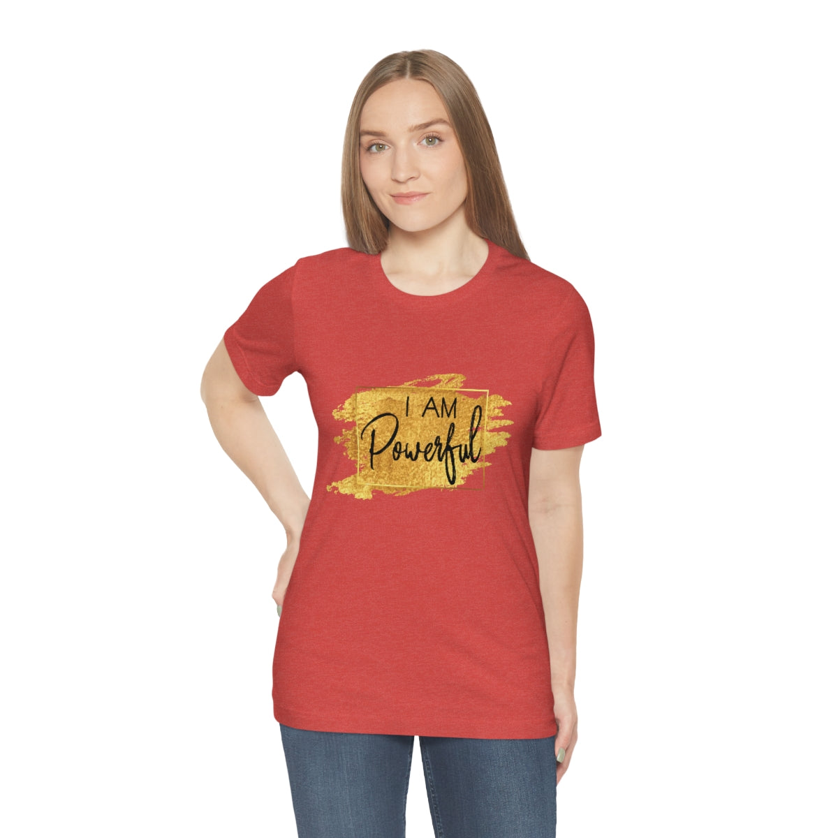 Affirmation Feminist Pro Choice T-Shirt Unisex Size, I am Powerful Printify